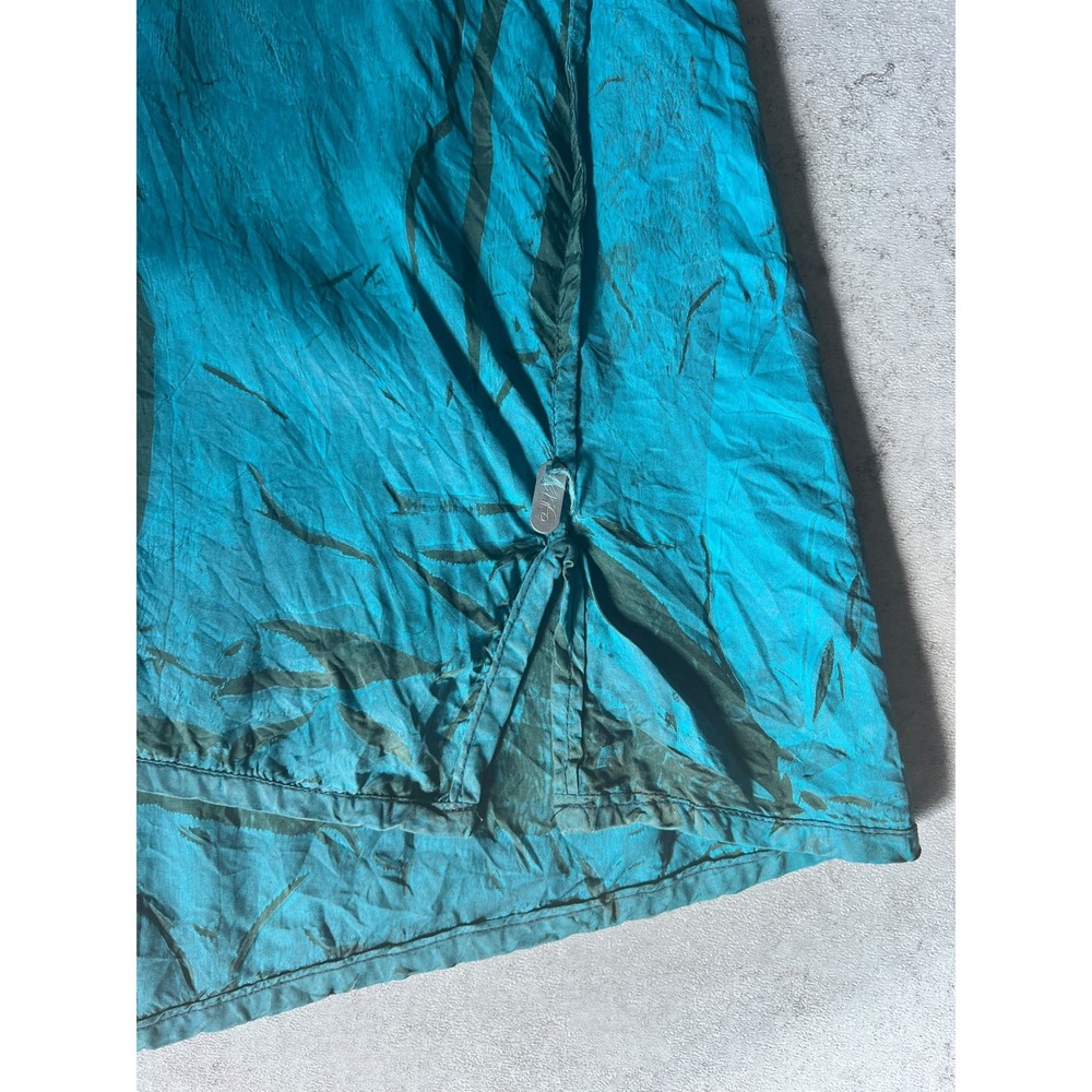 Skif Tunic Top L Turquoise Blue Excellent Sleeveless V-Neck Boho Lagenlook USA - Picture 8 of 8